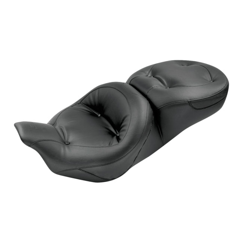 MUSTANG, REGAL STANDARD TOURING SEAT BLACK. FRONT 17" WIDE; REAR 14" W 537522