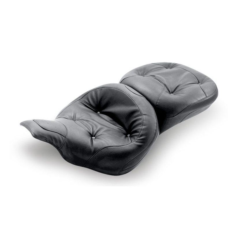 MUSTANG, REGAL WIDE TOURING SEAT BLACK. FRONT WIDTH 18"; REAR WIDTH 15 537535