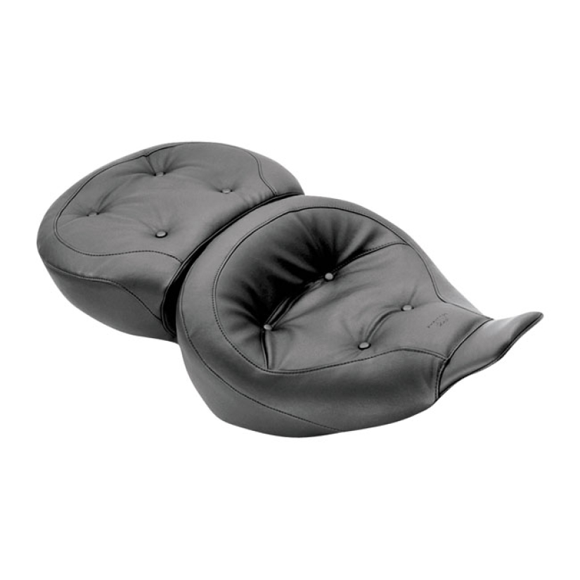 MUSTANG, REGAL WIDE TOURING SEAT BLACK. FRONT WIDTH 17"; REAR WIDTH 16 537536