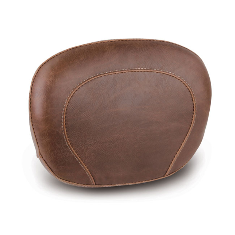 MUSTANG, SISSY BAR BACK PAD. BROWN DISTRESSED BROWN; SMOOTH. 12" (30.5 537585