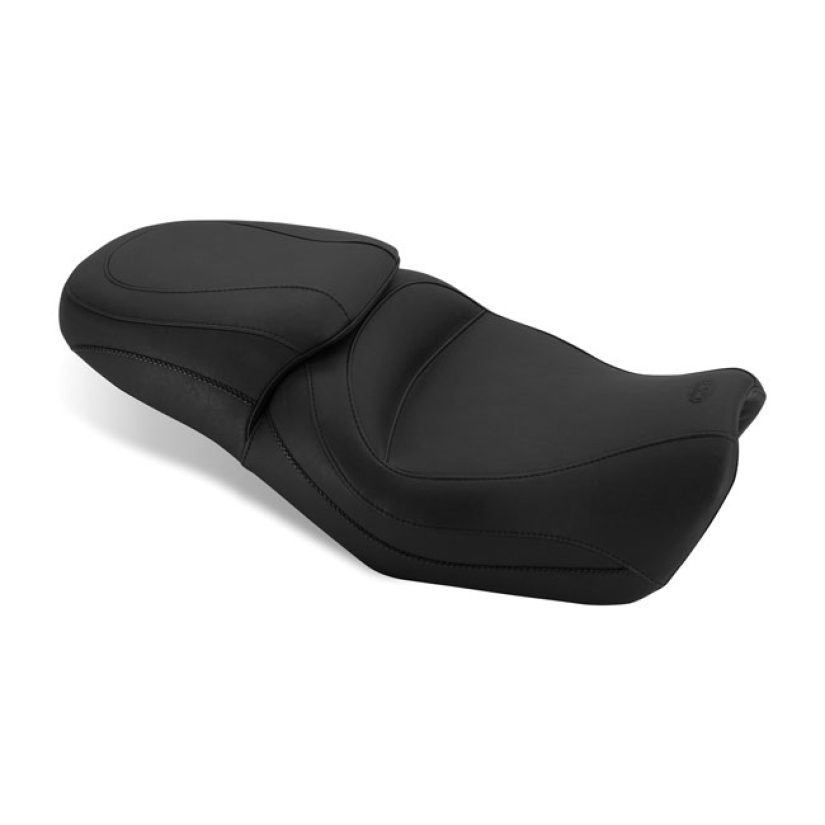 MUSTANG, STANDARD TOURING SEAT BLACK. FRONT 12.5" WIDE; REAR 9" WIDE. 537600