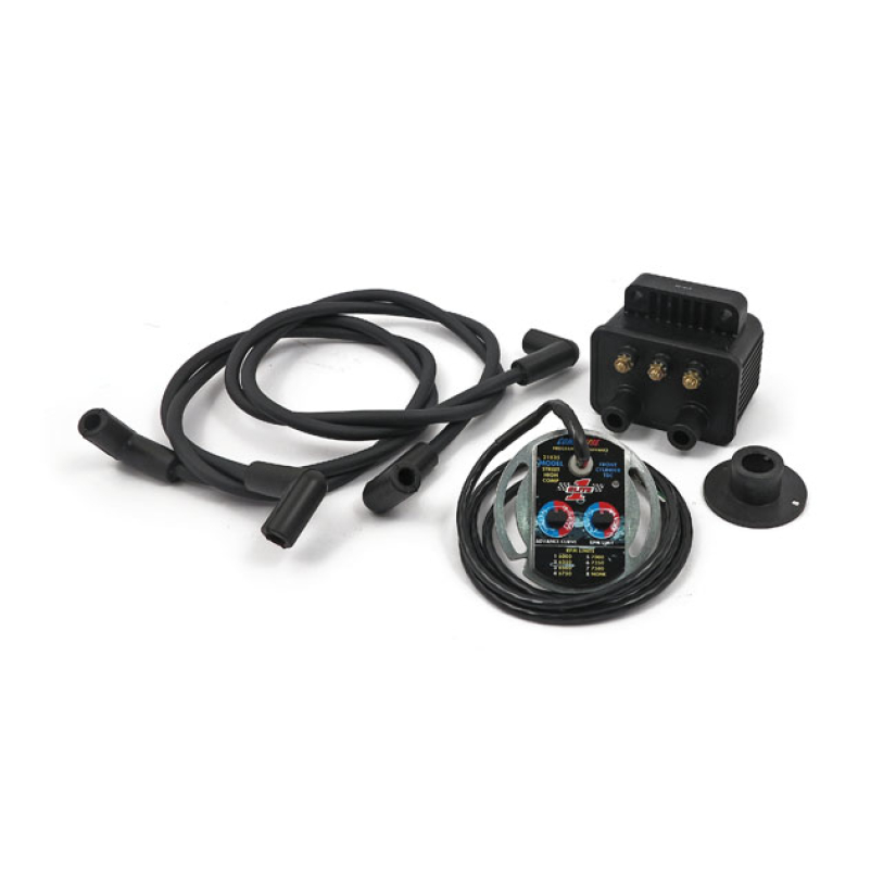 COMPU-FIRE, IGNITION MODULE, WIRE & COIL KIT. KICK START SINGLE FIRE. 538410
