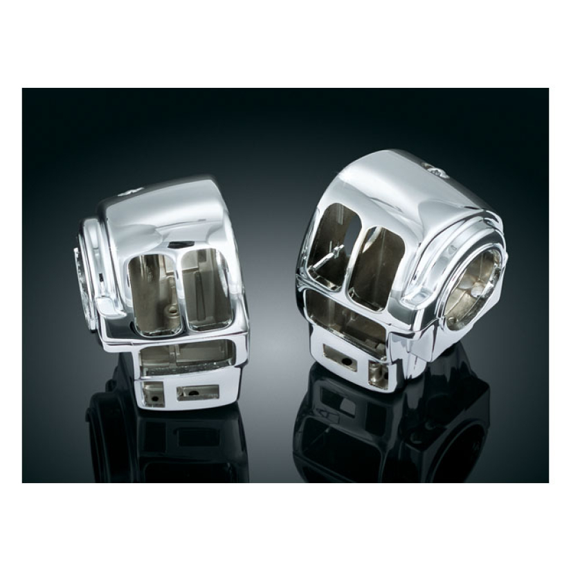 KURYAKYN, SWITCH HOUSING CHROME; MODELS WITH FACTORY RADIO AND CRUISE 541129