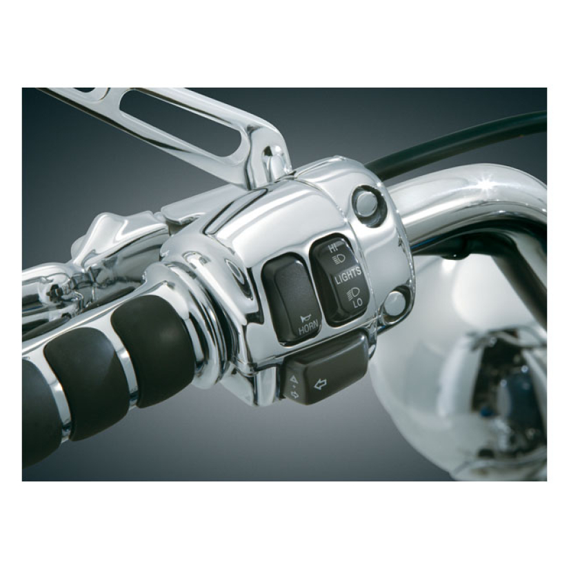 KURYAKYN, SWITCH HOUSING SET CHROME; FOR MODELS WITH BASIC SWITCHES; D 541130