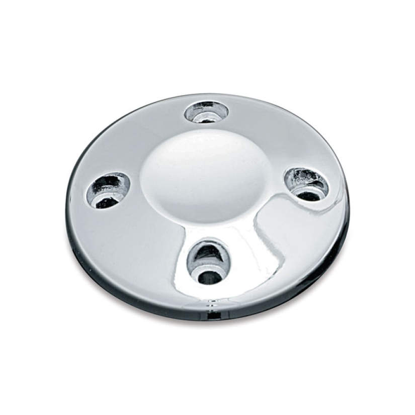 KURYAKYN, ISO-GRIP END CAP. SMOOTH. CHROME (EA) FITS REGULAR ISO; ISO- 541720