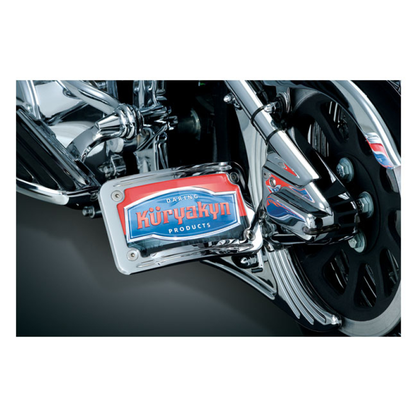 KURYAKYN CURVED LICENSE PLATE HOLDER, HORIZONTAL 541757