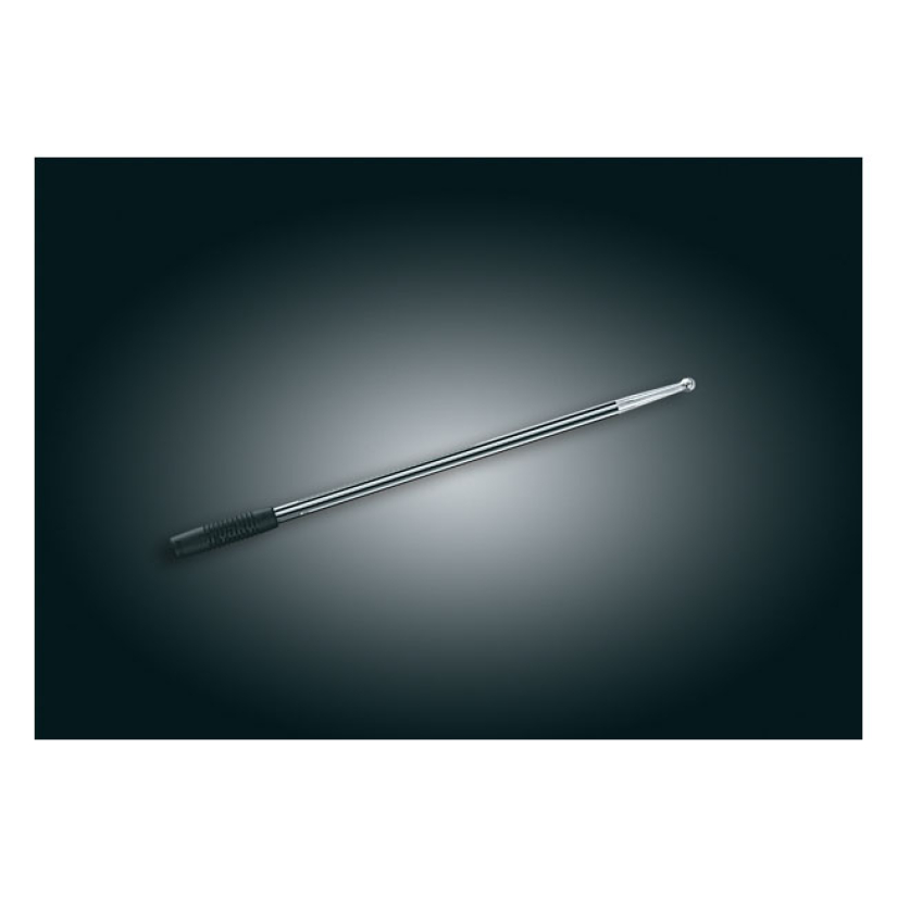 KURYAKYN, BILLET ANTENNA, HEX/GROOVED CONTRAST MACHINED BLK DIRECT REP 542004