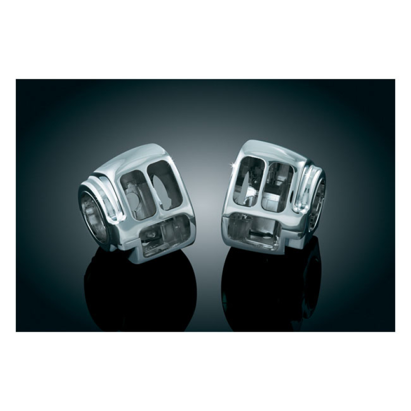 KURYAKYN, SWITCH HOUSING SET CHROME; COMPATIBLE WITH STOCK OR STOCK ST 542452
