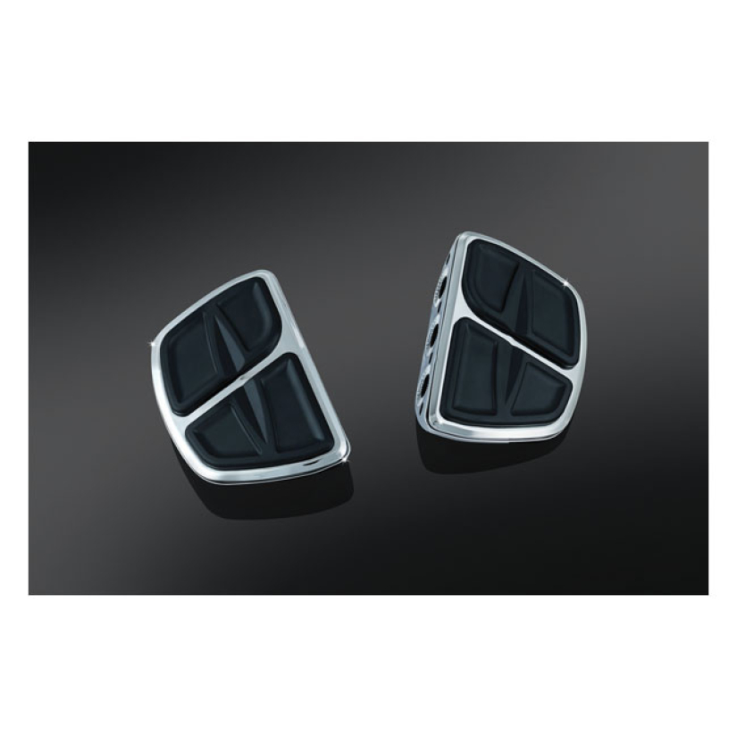 KURYAKYN, KINETIC MINI FLOORBOARD SET. CHROME WITHOUT ADAPTERS. THIS C 542628