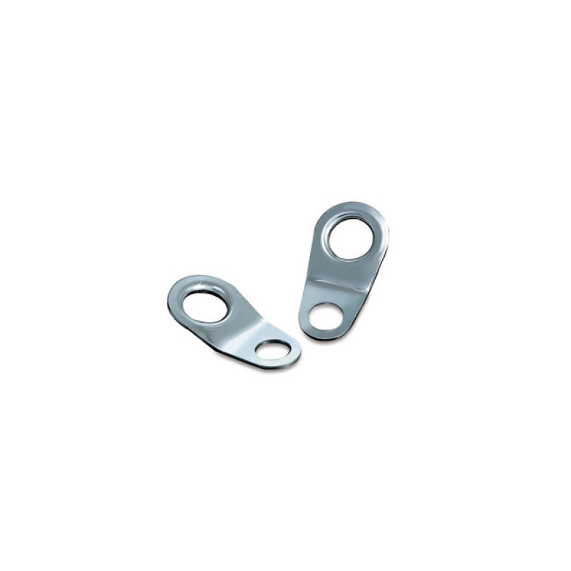 KURYAKYN, TIE-DOWN BRACKET / CABLE GUIDE. CHROME 542654