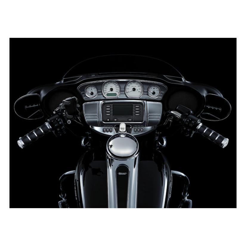 KURYAKYN, TRI-LINE GAUGE TRIM. CHROME TRANSFORM YOUR STOCK GAUGES AND 542842