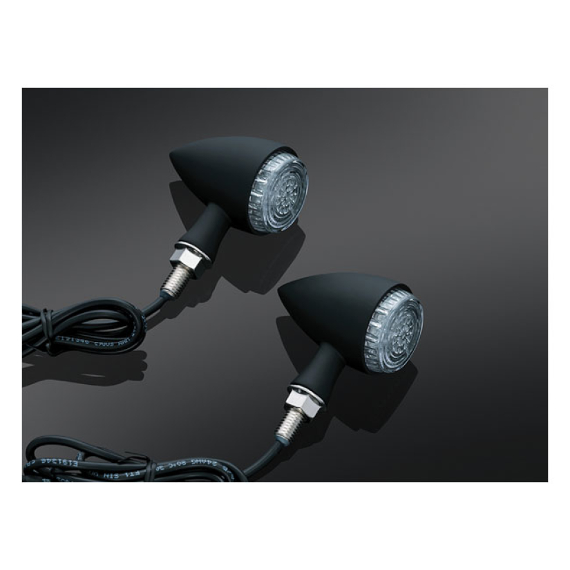 KURYAKYN, TORPEDO LED RUN-TURN-BRAKE COMBO. BLACK - BLACK FINISH - SMO 542890