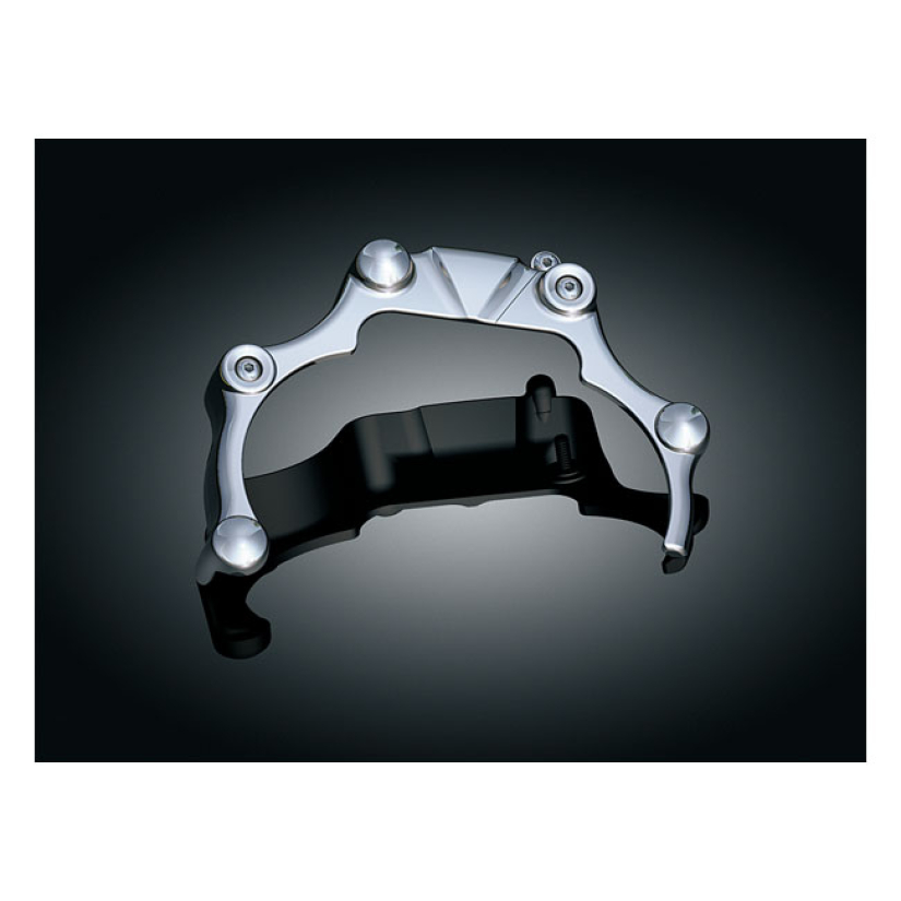 KURYAKYN, TRANSMISSION SHROUD. CHROME DIE-CAST ALUMINUM. COVERS THE TR 544989