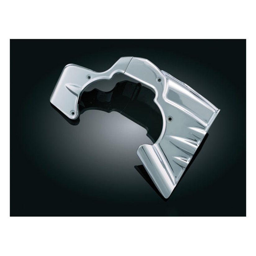 KURYAKYN, TRANSMISSION SHROUD SET CHROME. DIE-CAST ALUMINUM. COVERS TH 544993