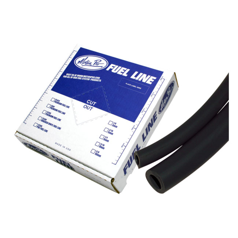 BENSALETKU MUSTA 1/4" (6MM) - MOTION PRO FUEL LINE BLACK 547145