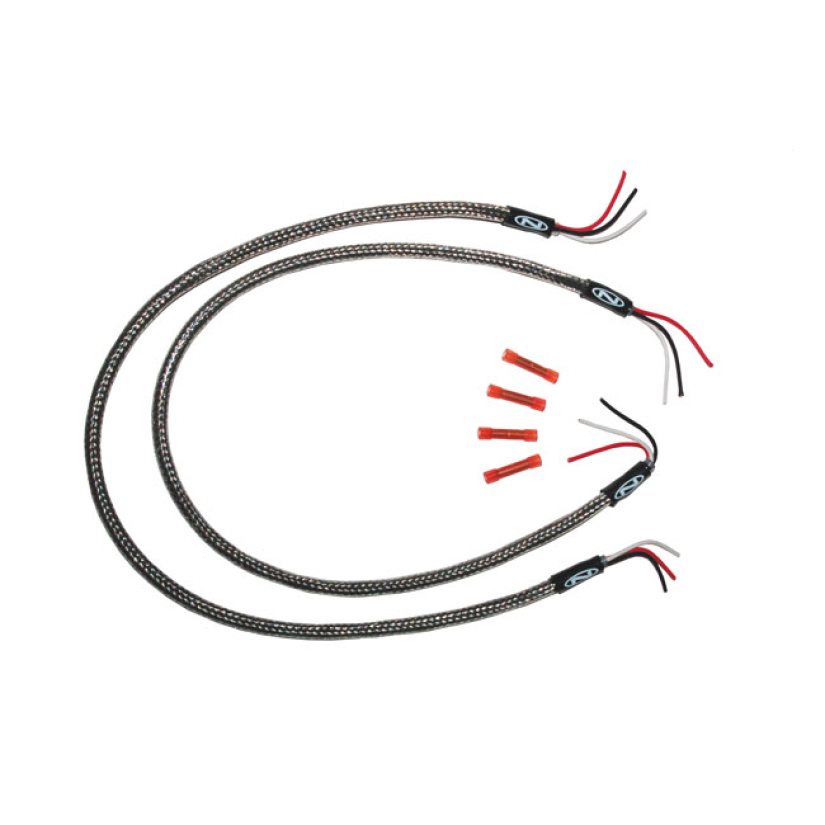 NAMZ, CUSTOM TURN SIGNAL WIRING HARNESS. BRAIDED, 24" 24" (61CM) LONG. 548102