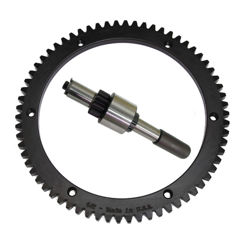 STARTER RING GEAR & JACKSHAFT KIT, 66T COMPLETE KIT; CONVERTS FROM STO 552087