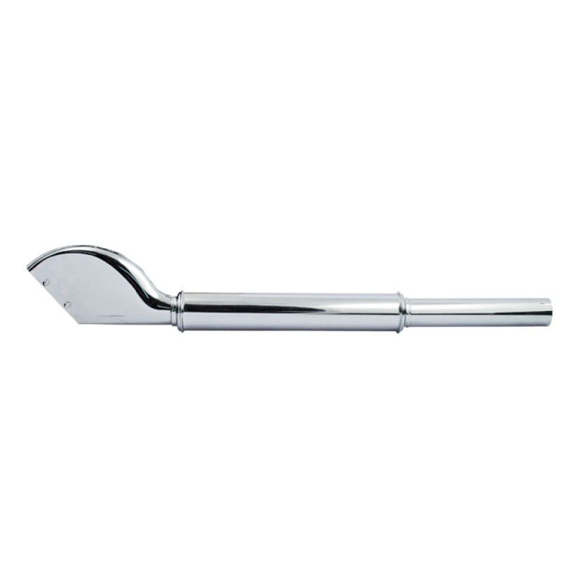 OEM STYLE FISHTAIL UNIVERSAL MUFFLER 34-1/2" LONG CHROME CLASSIC SIDE 555653