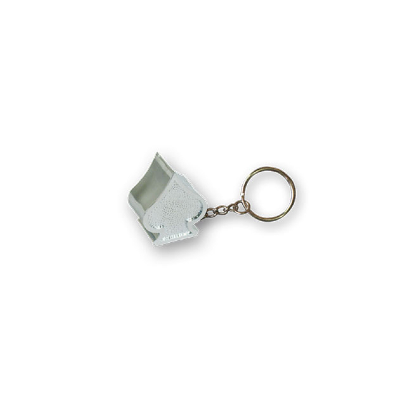 TRIKTOPZ SPADES KEY CHAIN CHROME GLITTER A KEYCHAIN IS MORE THAN JUST 555675