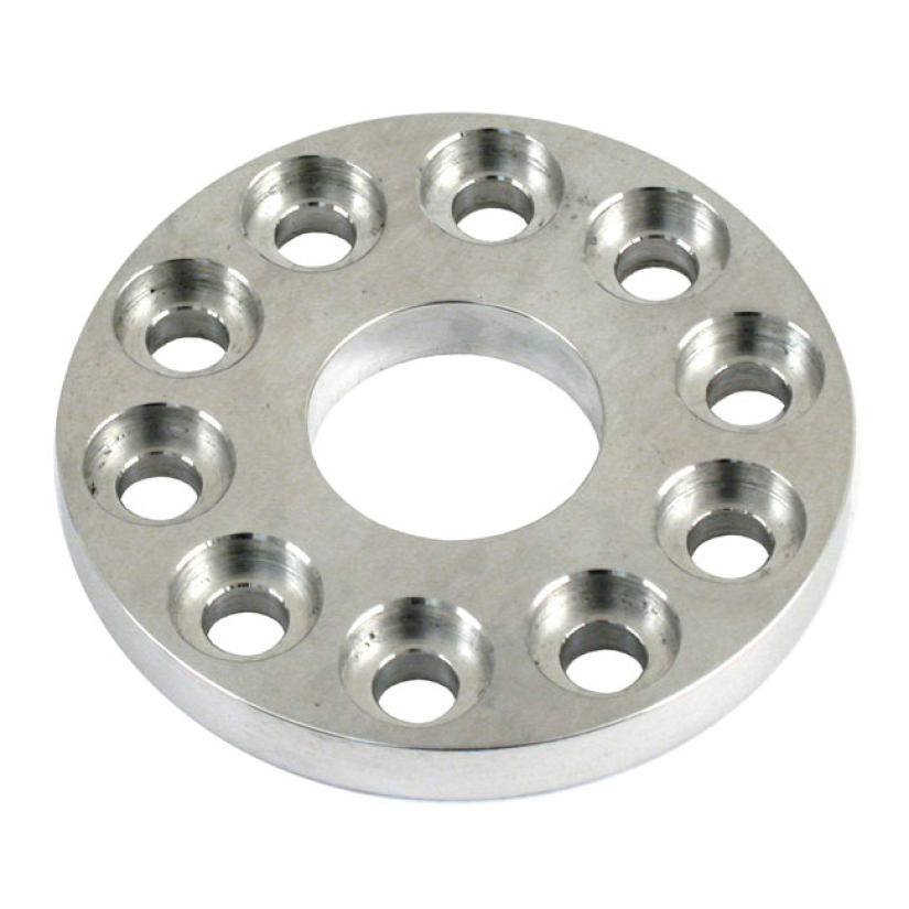 CLUTCH PRESSURE PLATE, ALUMINUM COMES WITH 10 HOLES; SO COMPATIBLE WIT 555721