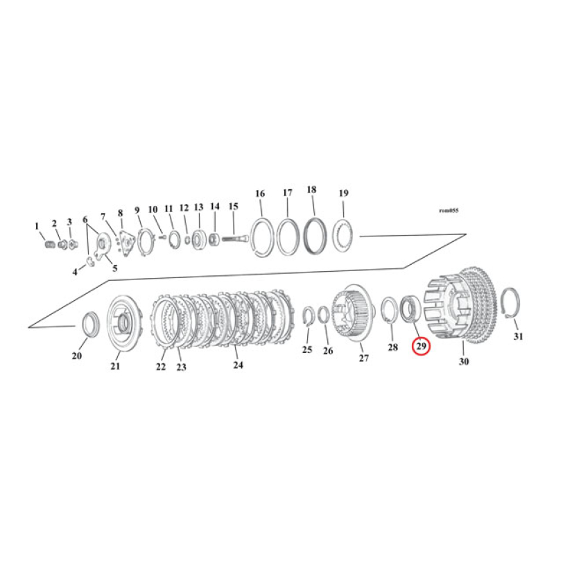 EASTERN BALL BEARING, CLUTCH HUB 556626