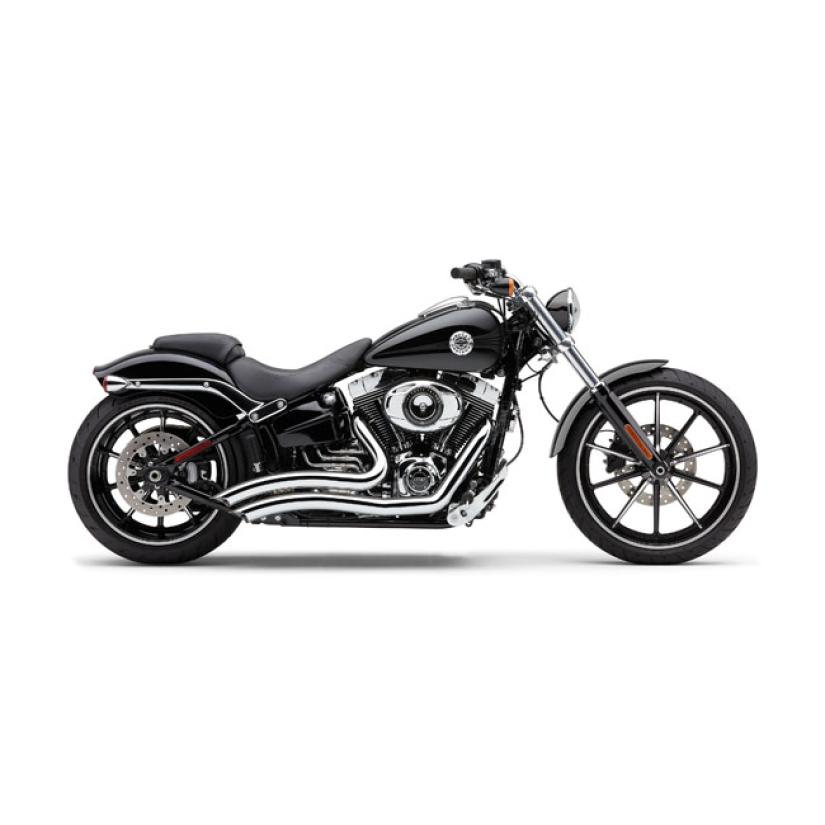 COBRA, SPEEDSTER SHORT SWEPT EXHAUST. CHROME CHROME. A SHORTER VERSION 558184