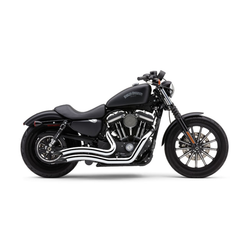 COBRA, SPEEDSTER SHORT SWEPT EXHAUST. CHROME CHROME. A SHORTER VERSION 558188