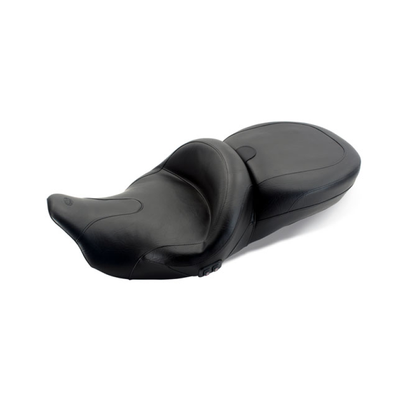 MUSTANG, SUPER TOURING SUMMIT RUSHMORE. HEATED BLACK. FRONT WIDTH 19"; 558718