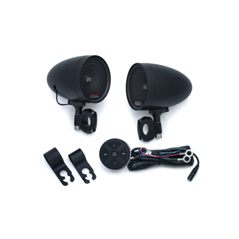 KURYAKYN, ROAD THUNDER SPEAKER PODS KIT BLACK; KIT INCLUDES PODS AND C 558791
