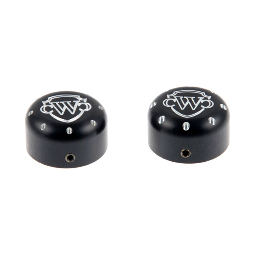 CULT-WERK FRONT AXLE COVER KIT GLOSS BLACK WITH LOGO 559343