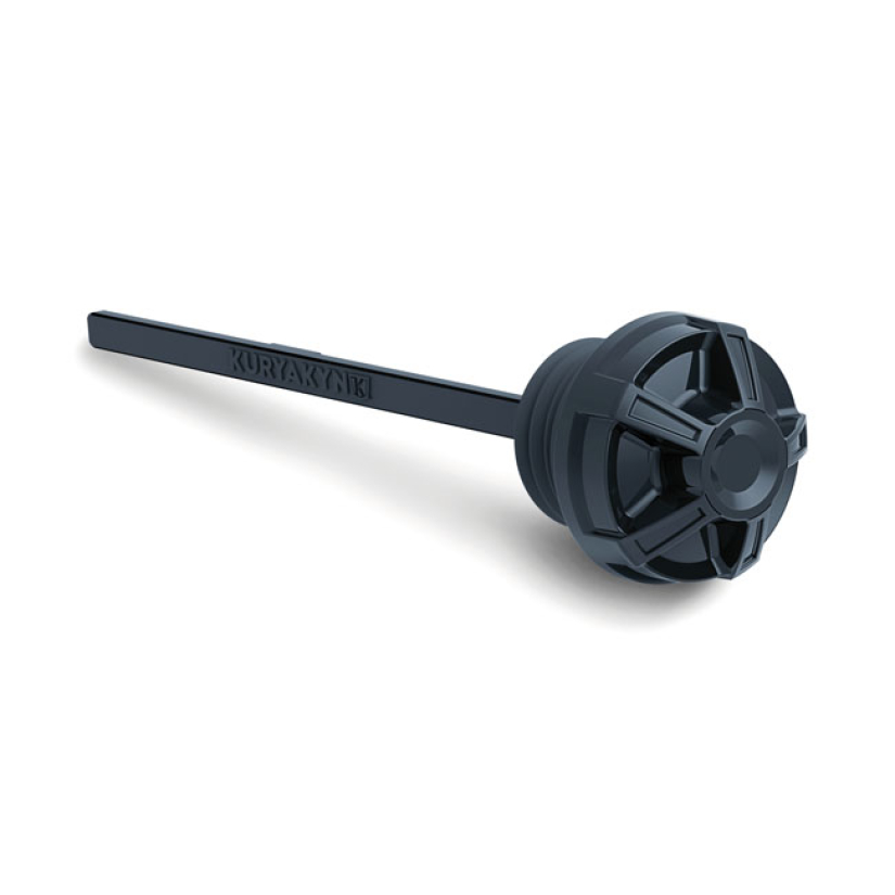 KURYAKYN, PRECISION DIPSTICK. GLOSS BLACK ALUMINUM DIPSTICK WITH STYLI 560324