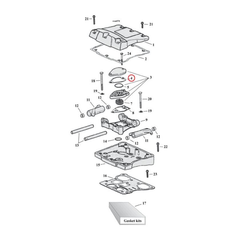 COMETIC, GASKETS BREATHER COVER FIBER WITH A COMPRESSED THICKNESS OF . 561130