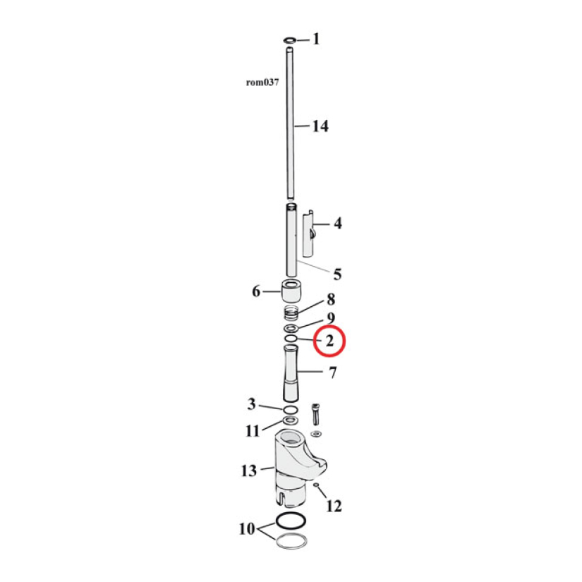 COMETIC O-RING, PUSHROD COVER / DIPSTICK / OIL PUMP OEM REPLACEMENT RE 561137