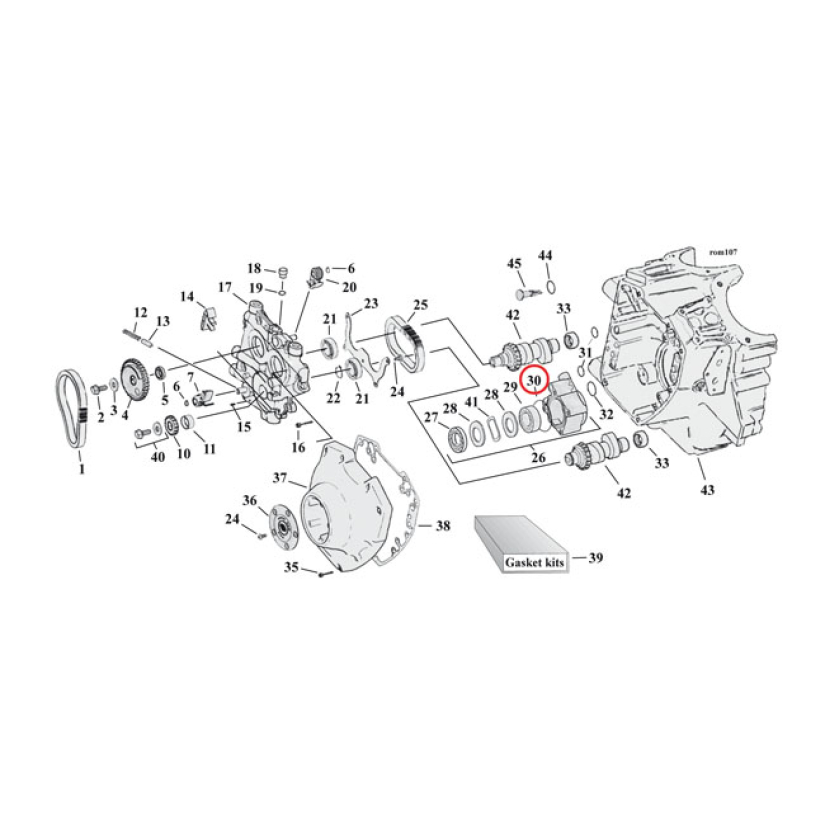 COMETIC, O-RING OIL PUMP HOUSING OEM REPLACEMENT REFERENCE 11286. 99-0 561308