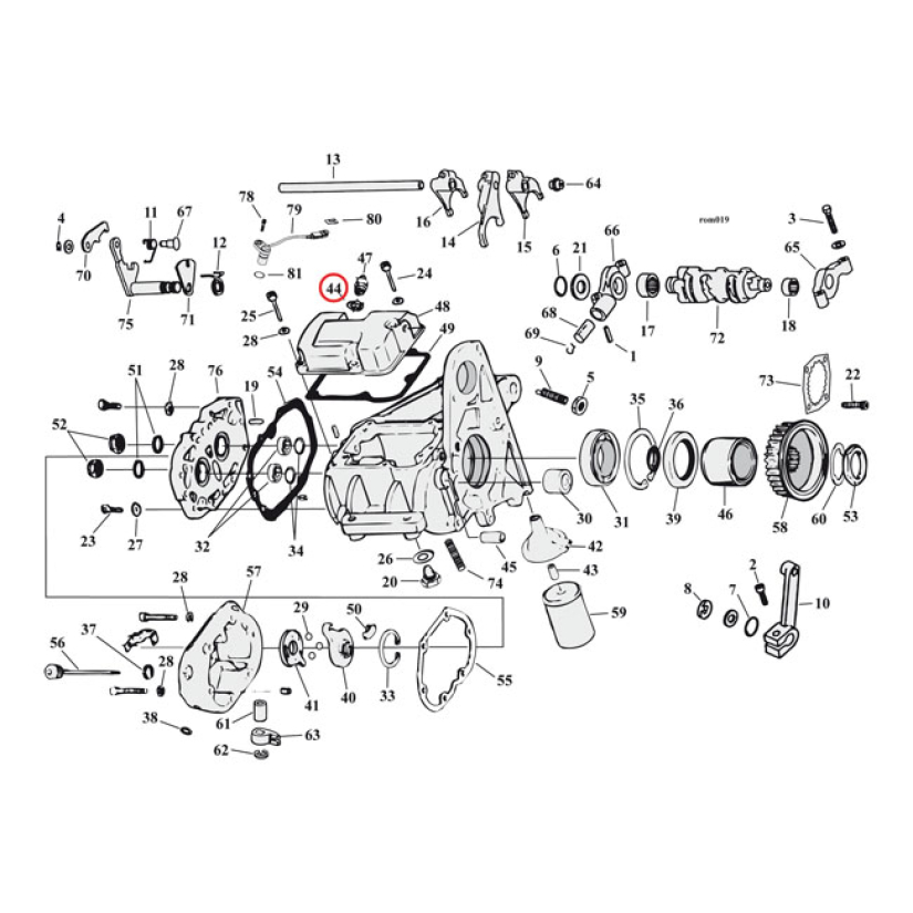 COMETIC, O-RING NEUTRAL SWITCH / OIL PUMP / CRANKCASE OEM REPLACEMENT 561326