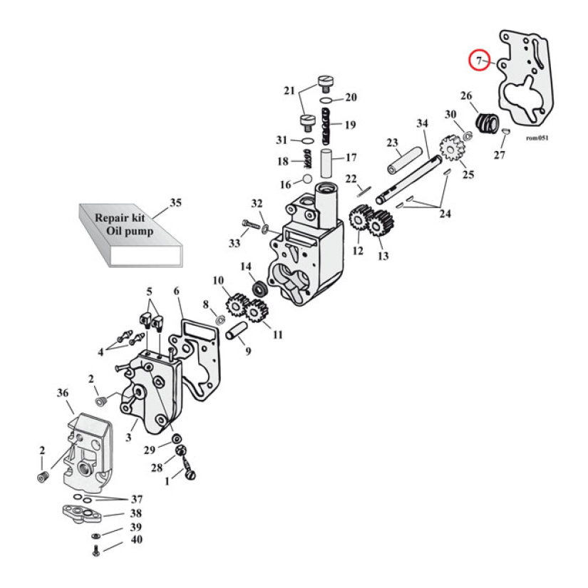 COMETIC, OIL PUMP BOCY TO COVER GASKET. FIBER RUBBER COATED FIBER. FIB 561334