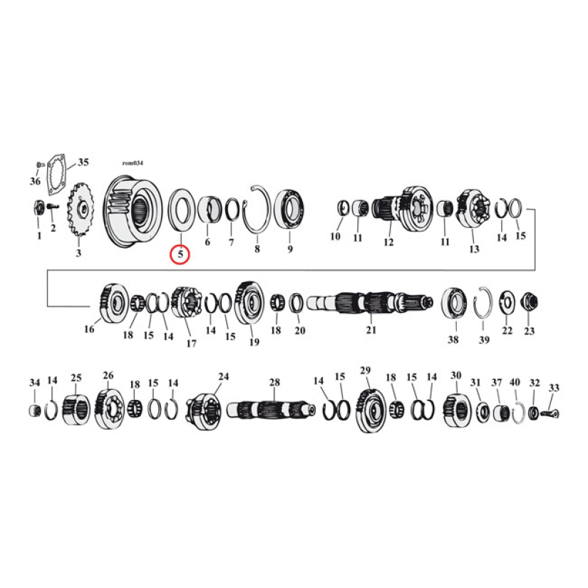 COMETIC, TRANSMISSION MAINSHAFT OIL SEAL OEM REPLACEMENT REFERENCE 120 561376