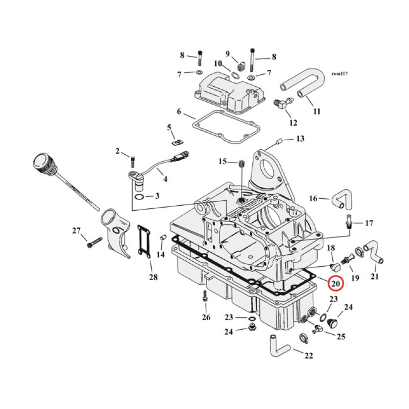COMETIC, GASKET TRANSMISSION OIL PAN. .031" FIBER .031" FIBER. OEM REP 561390