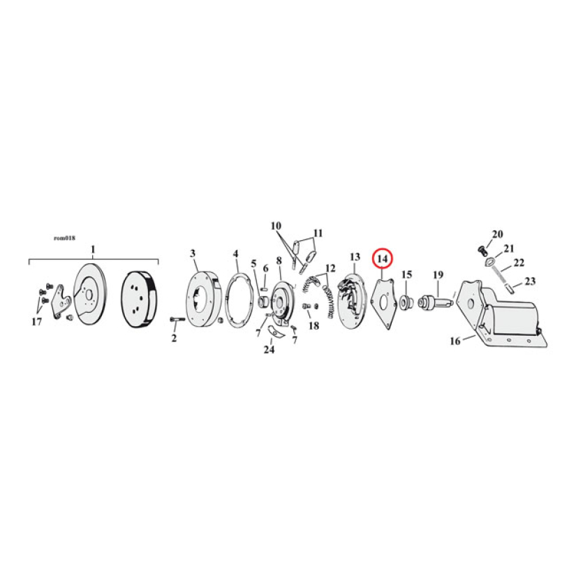 COMETIC GASKET, TRANS. SHIFT ADAP. PLATE 561394