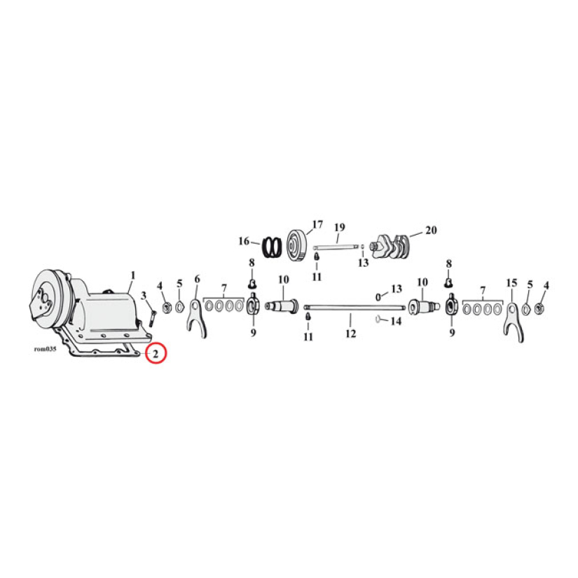 COMETIC, GASKET TRANSMISSION TOP COVER. FIBER FIBER. FITS RATCHET TOP 561395