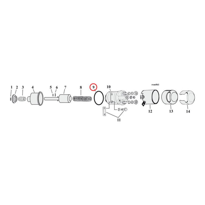 COMETIC, O-RING INTAKE MANIFOLD / SOLENOID USED BETWEEN THE MANIFOLD A 561408