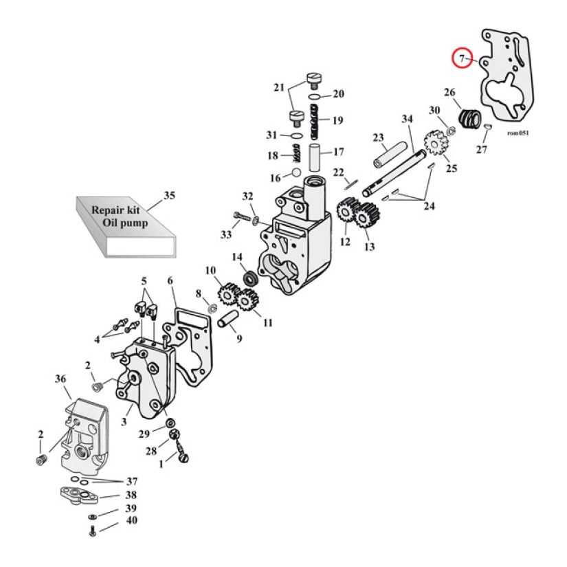 COMETIC, OIL PUMP BODY TO CASE GASKETS. FIBER .010" RUBBERIZED FIBER. 561414