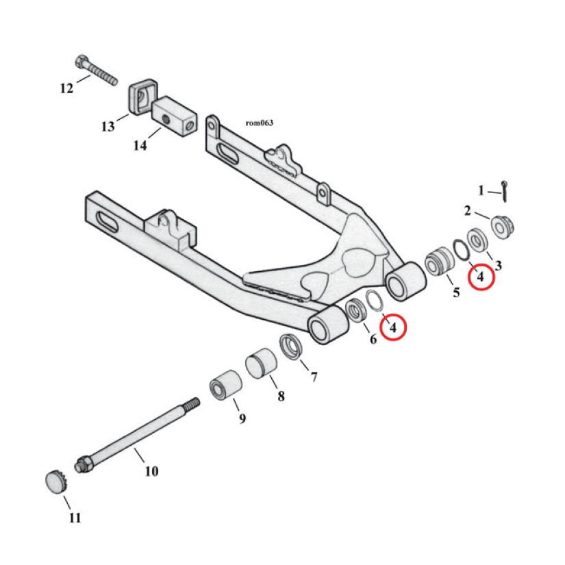COMETIC, O-RING FILLER CAP PRIMARY / SWINGARM MULTI-APPLICATION. OEM R 561426