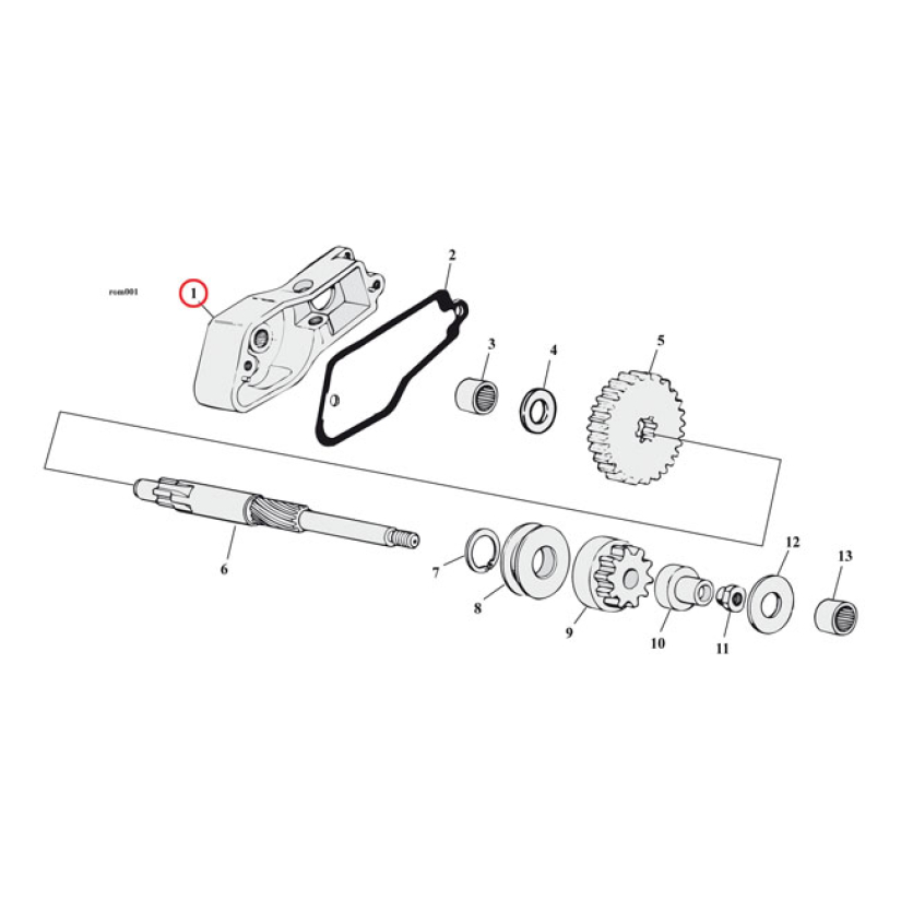 COMETIC, GASKET STARTER COVER PLATE. .031" FIBER 561443