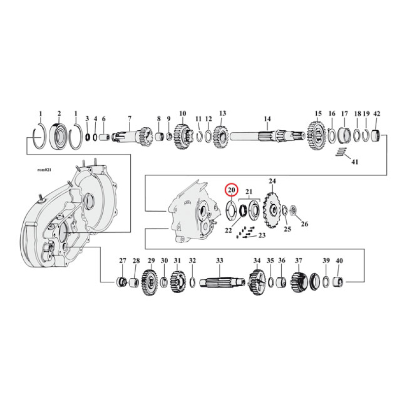 COMETIC GASKET, MAINSHAFT SEAL RETAINER 561467