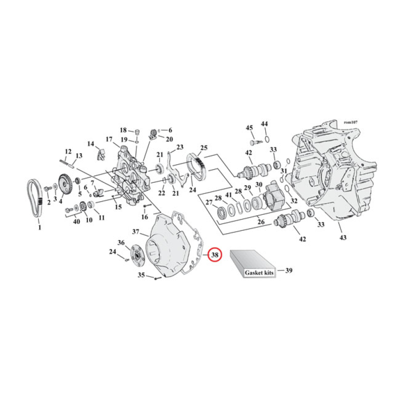 COMETIC, CAM COVER GASKET. .032" AFM .032" THICK AFM (ALUMINUM FOAMET 561499