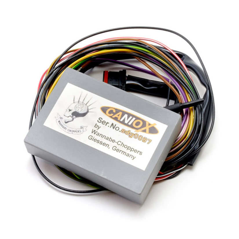 WANNABE CHOPPERS, CANIOX CAN-BUS CONTROLLER USED WHEN INSTALLING CUSTO 562447