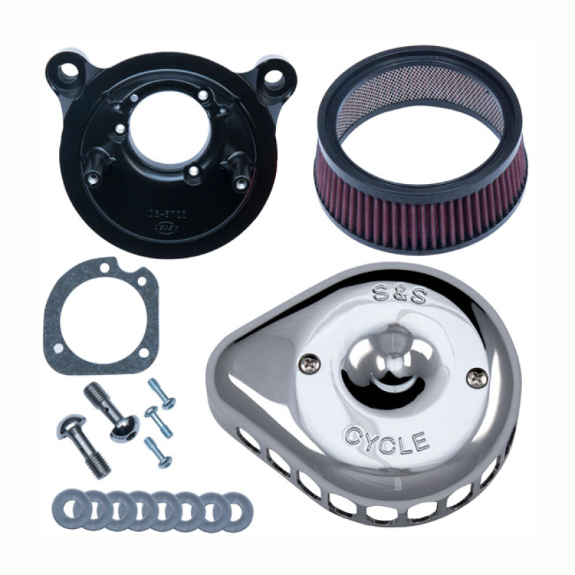 S&S MINI TEARDROP STEALTH AIR CLEANER KIT 563082