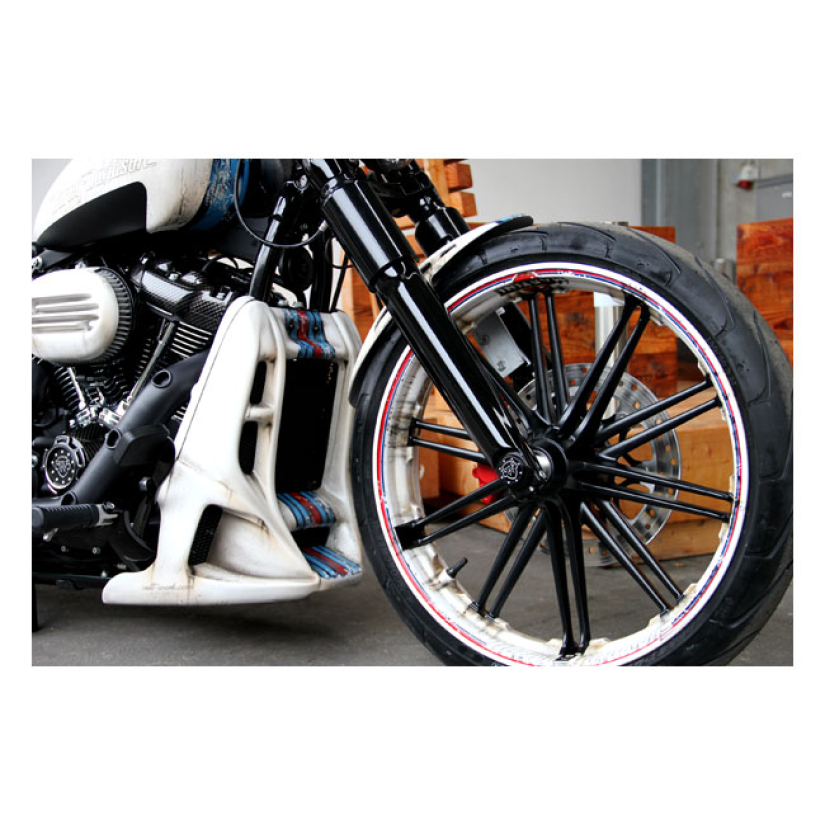 CULT-WERK, RADIATOR COVER ''RACING''. MATTE BLACK UNPAINTED MATTE BLAC 563601