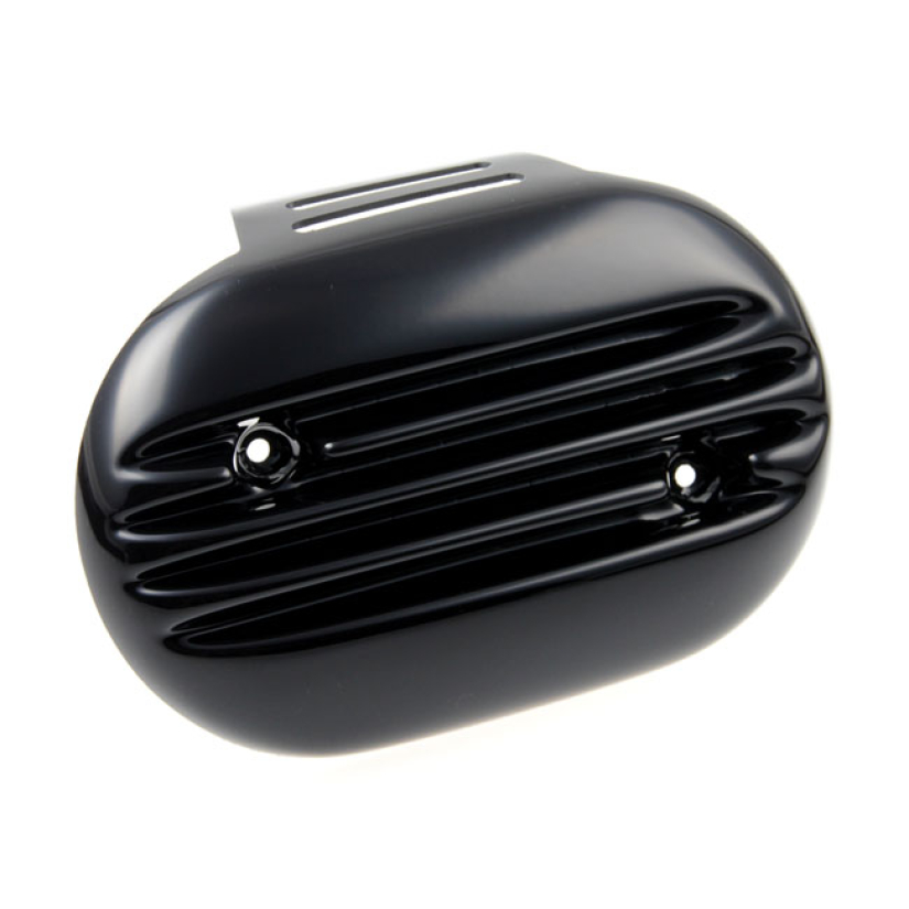 CULT-WERK, AIR CLEANER COVER RACING. GLOSS BLACK UNPAINTED GLOSS BLACK 563603